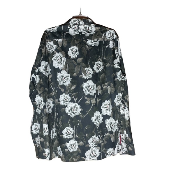 Ted Baker Famaize Fit Leaf Casual Shirt - Picture 2 of 6